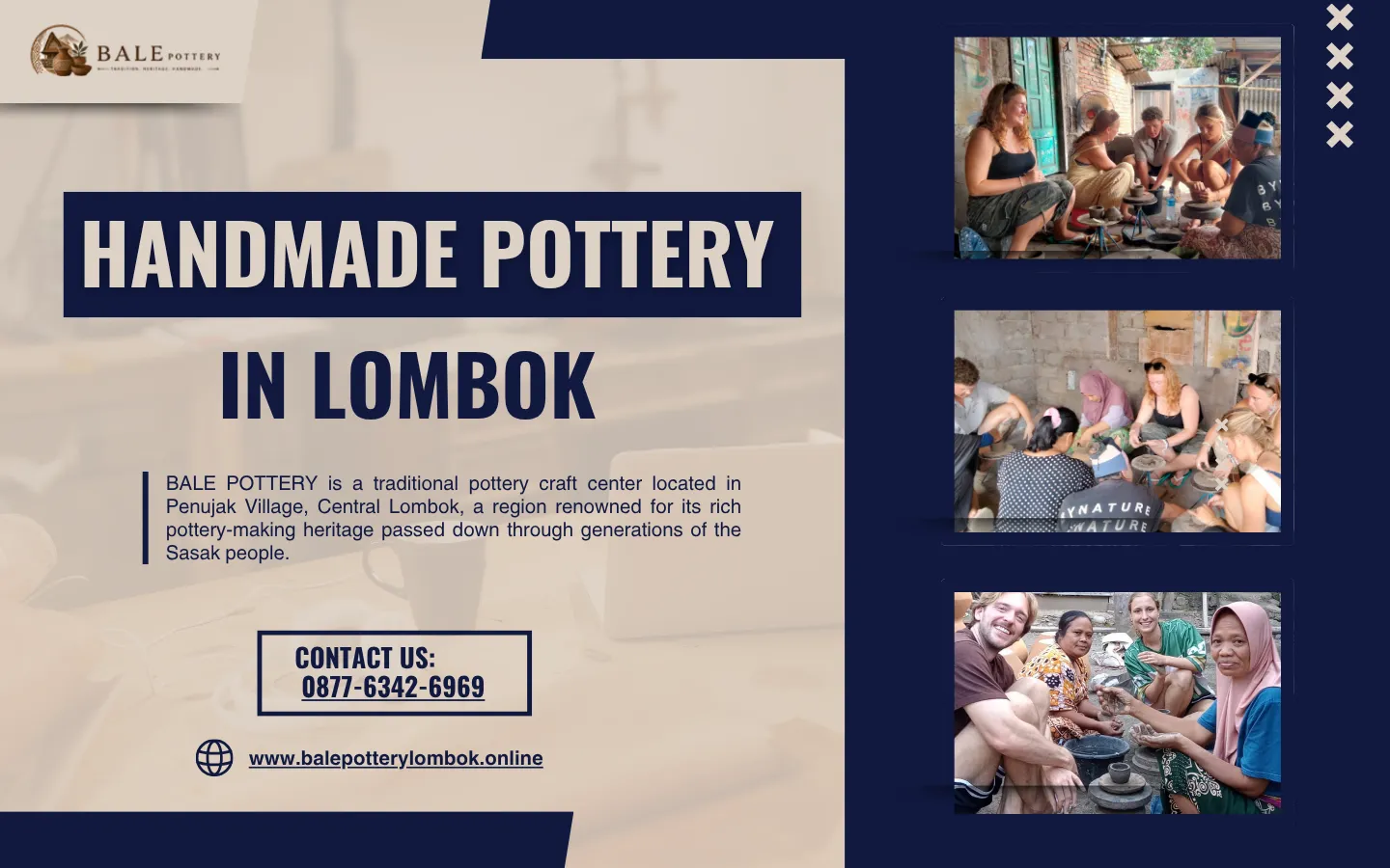 Handmade Pottery in Lombok with Cultural Experience
