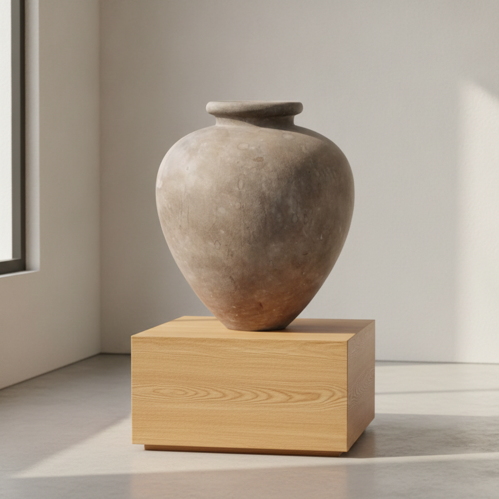 Handcrafted Rustic Clay Vase – Traditional Decorative Pottery for Modern Interiors