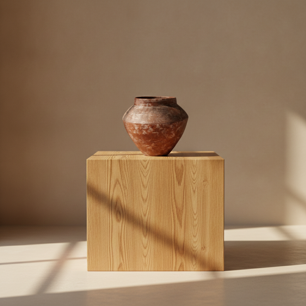Handcrafted Rustic Terracotta Vase – Traditional Clay Pot for Elegant Home Decor